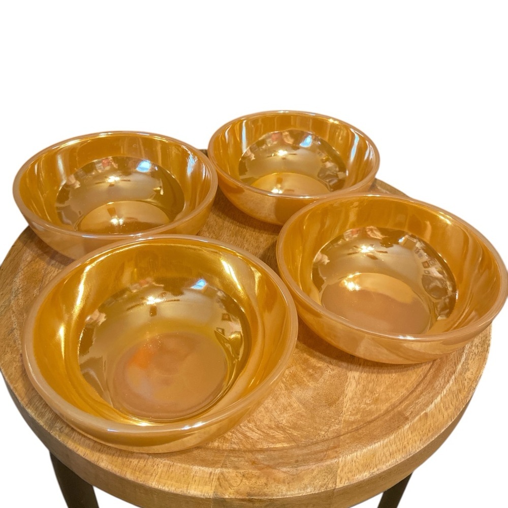 Mexican vintage Glass bowl Set of 4